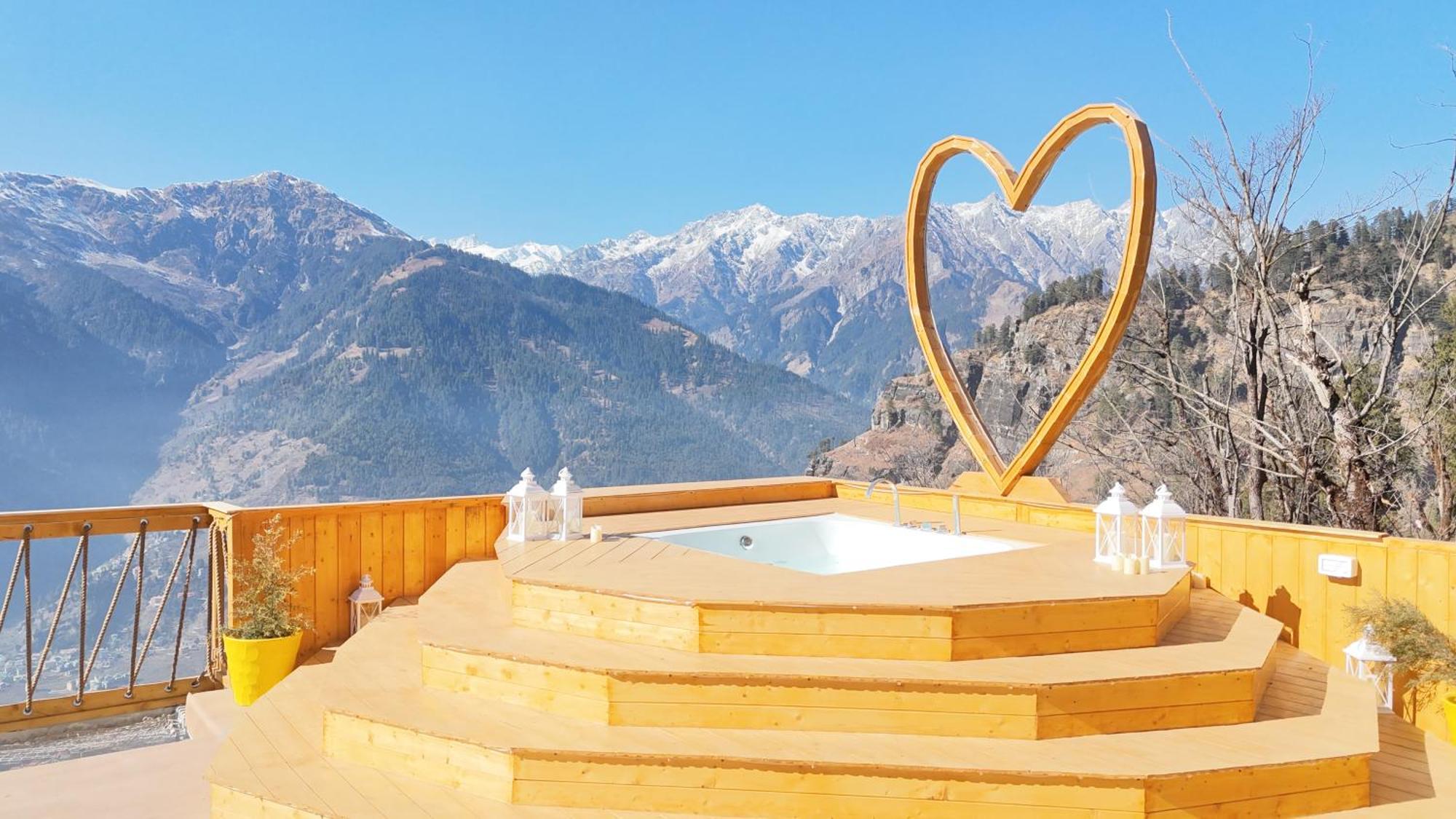 Hotel Infinity Sky Glamps Manāli Exterior foto